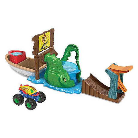 Hot Wheels Monster Trucks Swamp Chomp Playset