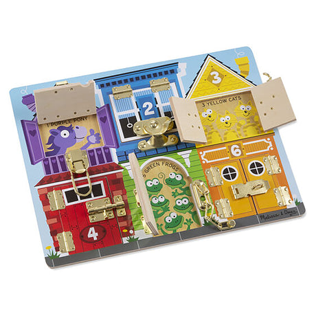 Melissa & Doug Wooden Latches Board