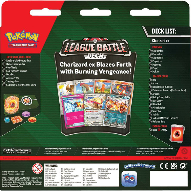 Pokemon TCG League Battle Deck Charizard ex