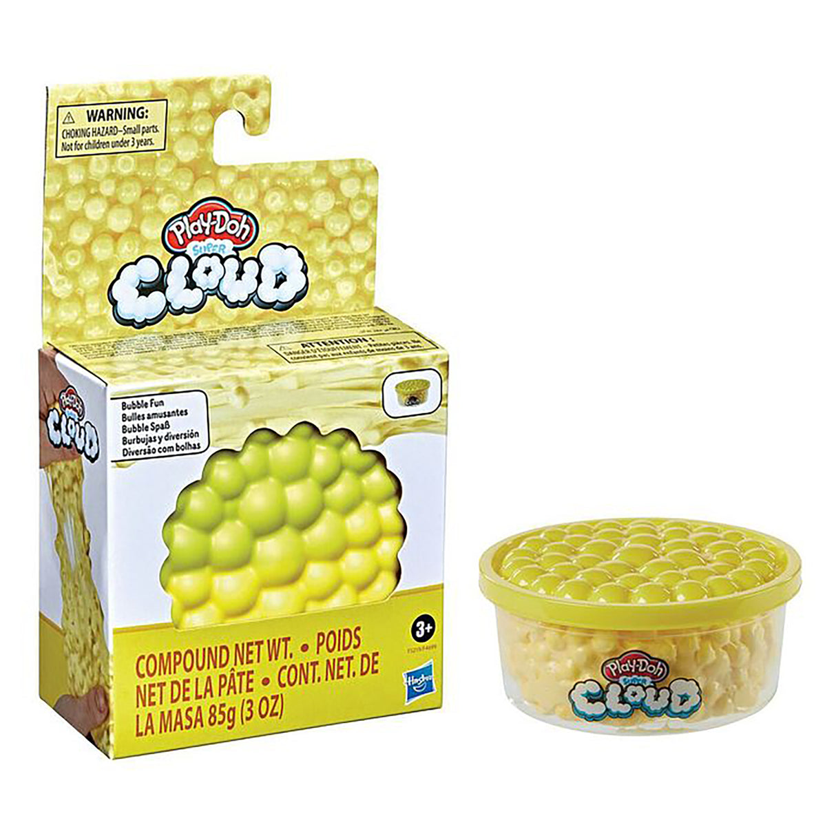 Play-Doh Bubble Fun Single Can - Yellow