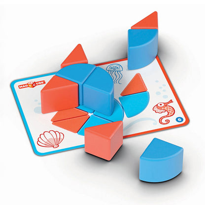 Geomag Magicube Blocks & Cards (16 pieces)