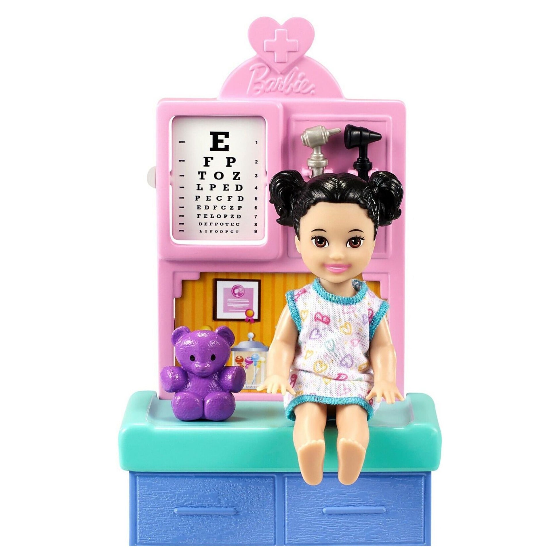 Barbie Career Pediatrician Playset Blonde Doll Ages 3+