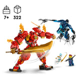LEGO Ninjago Kai's Elemental Fire Mech 71808, (322-pieces)
