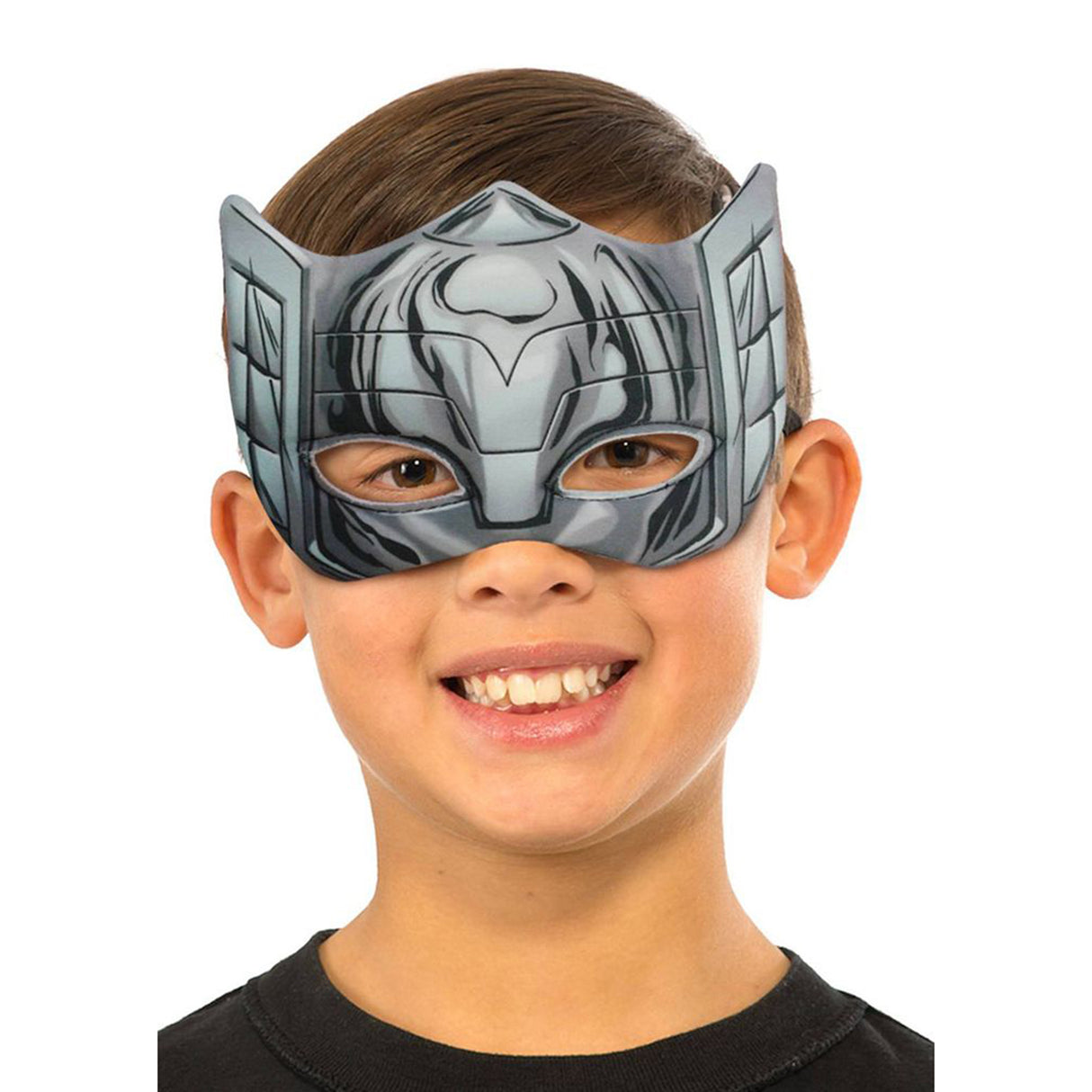 Rubies Thor Plush Eye Mask - Suits Child, Grey