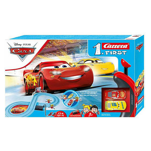Carrera First 63037 Disney Cars 3 Race of Friends Battery Operated Slot Car Set