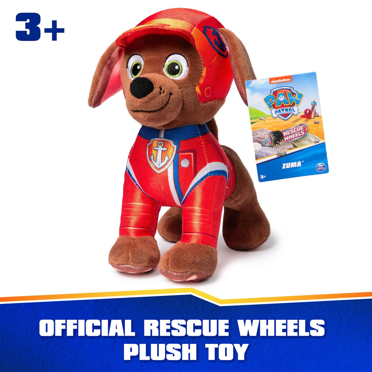 PAW Patrol Rescue Wheels Plush Zuma (8-inch)