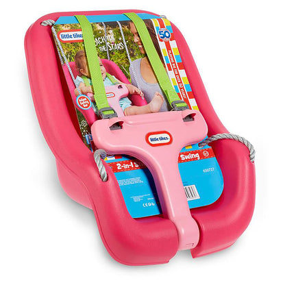 Little Tikes 2-In-1 Snug 'N Secure Swing, Pink