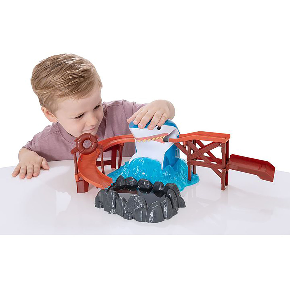 Teamsterz Colour Change Shark Bite Playset with 1 Car