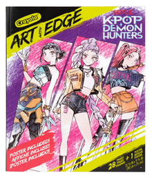 Crayola K-Pop Demon Hunters Art With Edge Coloring Book
