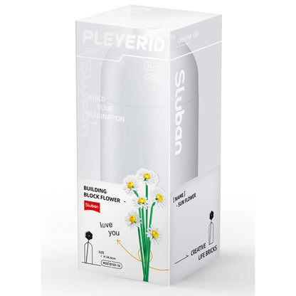 Sluban Daisy with diy vase 255 pcs