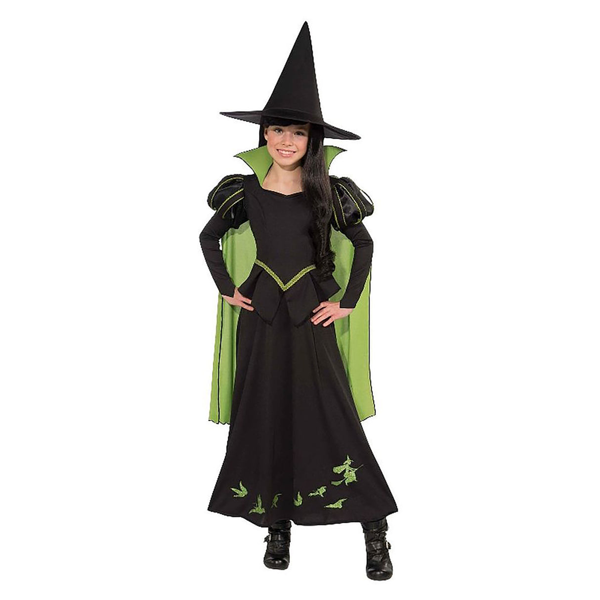 Rubies Wicked Witch of the West The Wizard of Oz Costume, Black (3-4 years)