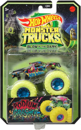 Hot Wheel Monster Trucks Glow In The Dark Podium Crasher