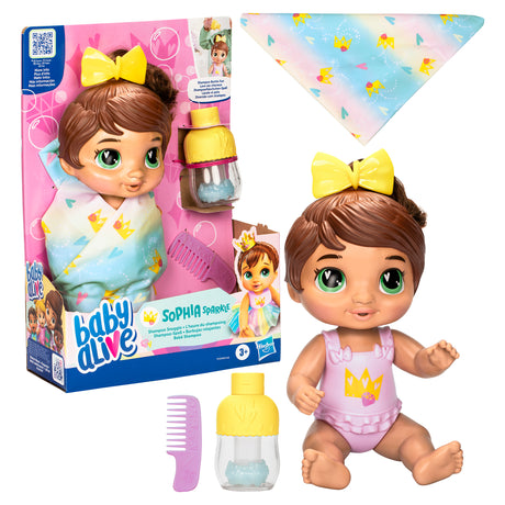 Baby Alive Pretend Shampoo Snuggle Sophia Doll