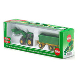 Siku 1843 Die-Cast Vehicle - 1:87 John Deere & Front Loader Trailer
