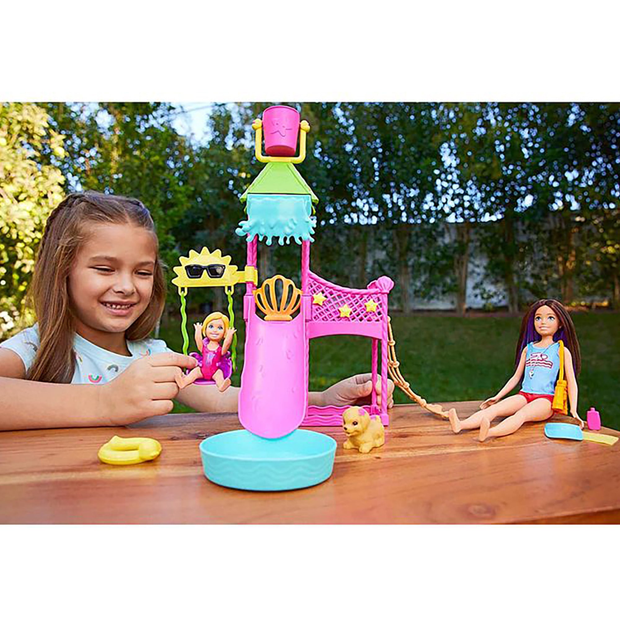 Barbie water best sale park playset