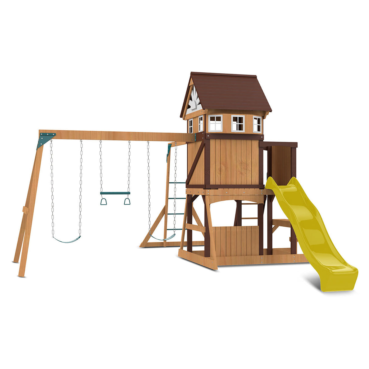 Lifespan Kids Meer Brook Play Centre Set with 2.2m Yellow Slide