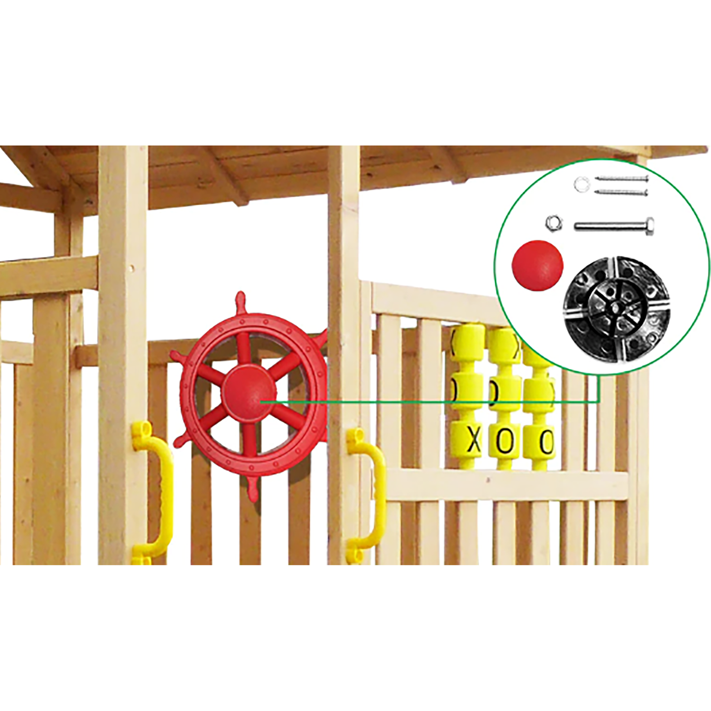 Lifespan Kids Ship's Steering Wheel Play Centre Accessory