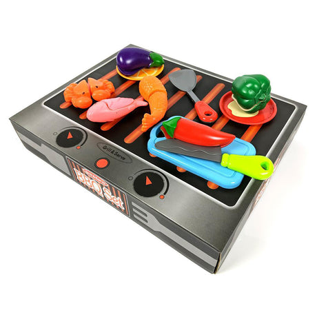 BBQ Set with Cutting Food toys