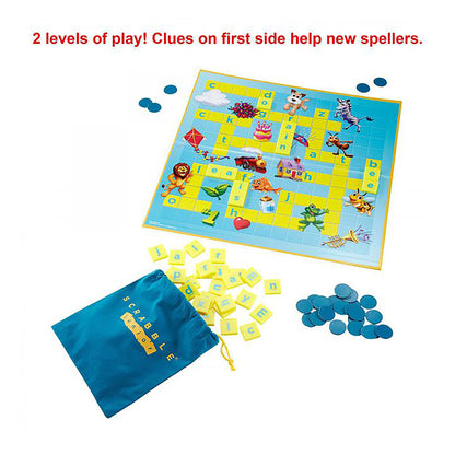 Mattel Games Scrabble Junior Letter Matching Board Game