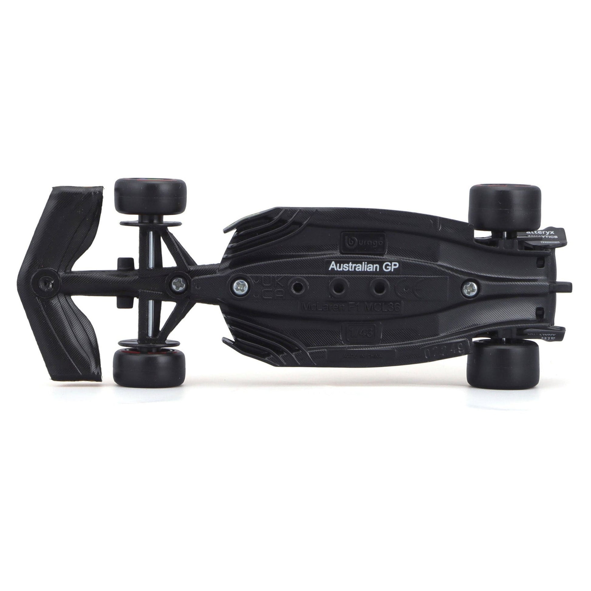 Bburago 1:43 2022 F-1 McLaren MCL 36 #4 Norris with Driver