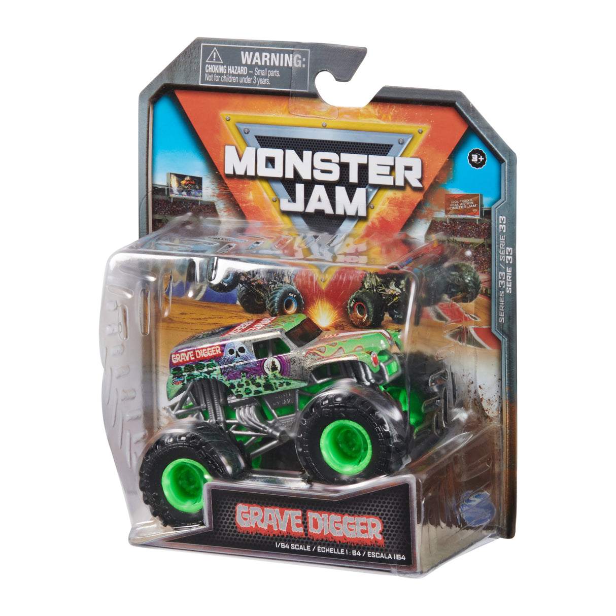 Monster Jam 1:64 Grave Digger Series 33 Die-cast Truck