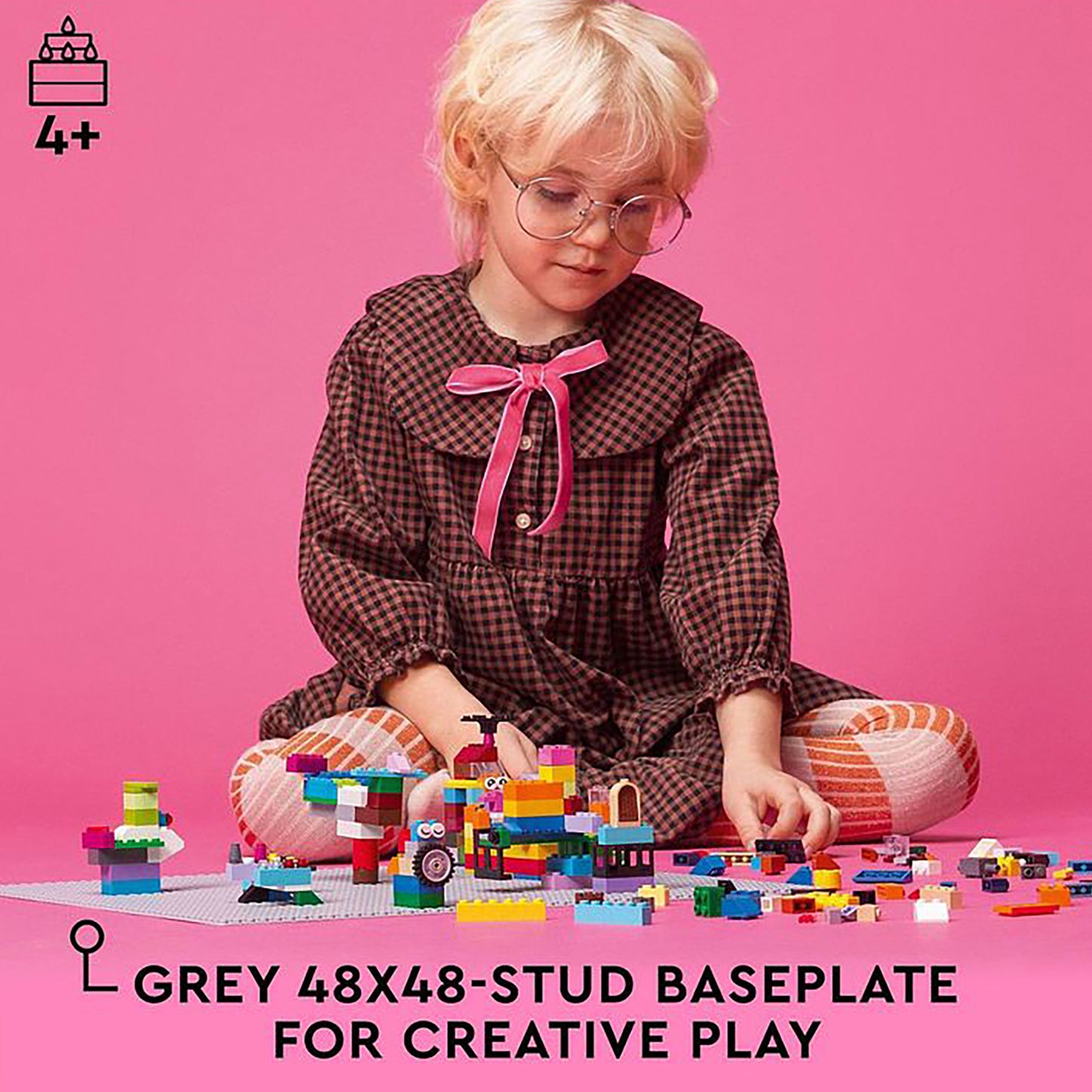 LEGO Classic Grey Baseplate 11024