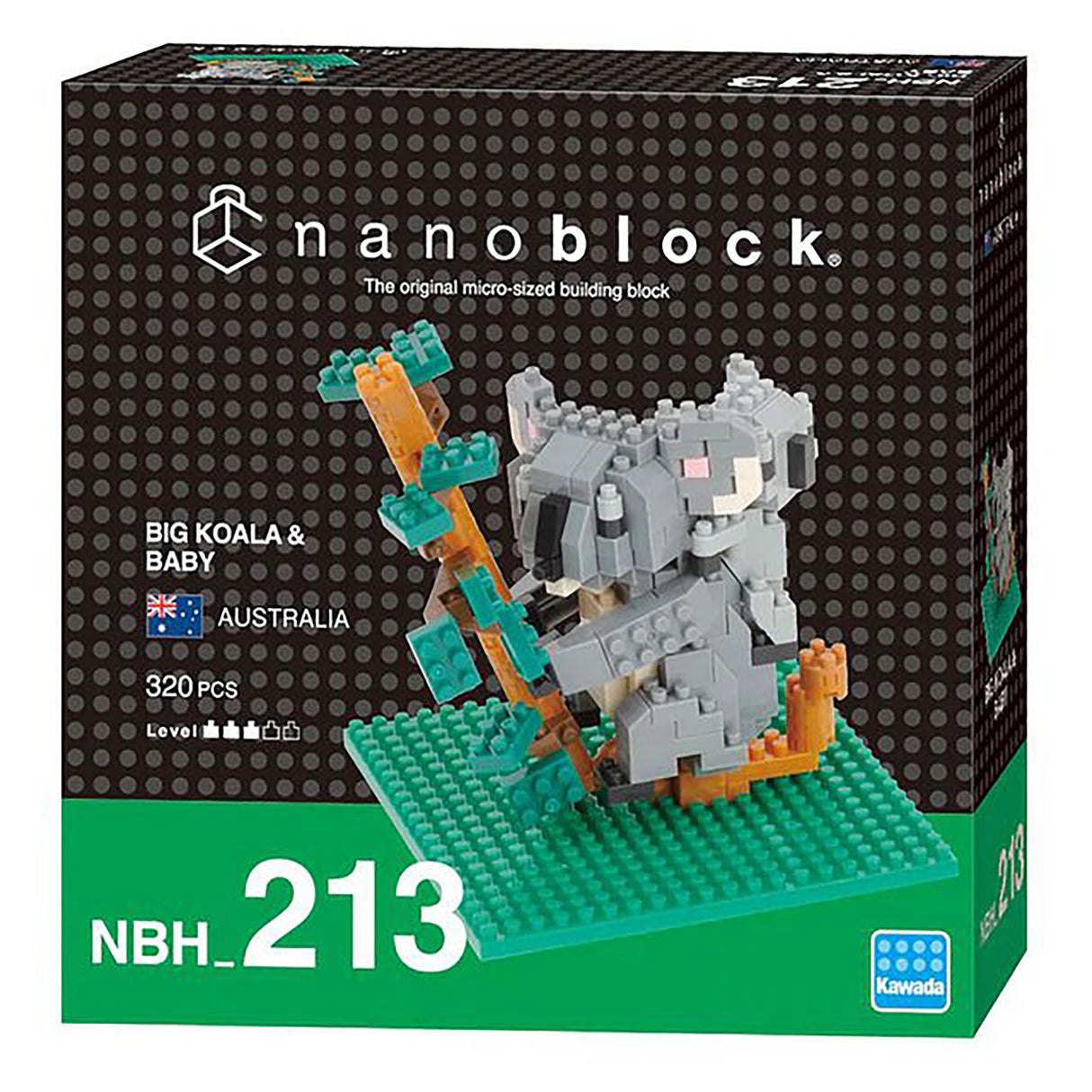nanoblock Big Koala & Baby (320 pieces)