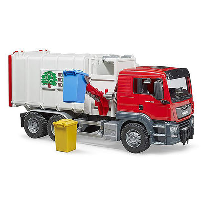 Bruder 1/16 MAN TGS Side Loading Garbage Truck