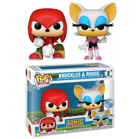 Funko Sonic Knuckles & Rouge Pop 2pk