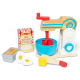 Melissa & Doug Wooden Make-a-Cake Mixer Set