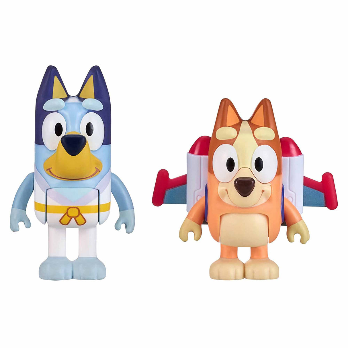 Bluey S9 Figure Action Heroes Karate Bluey and Jet Pack Bingo (Pack of 2)