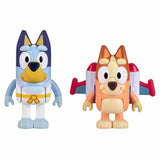 Bluey S9 Figure Action Heroes Karate Bluey and Jet Pack Bingo (Pack of 2)