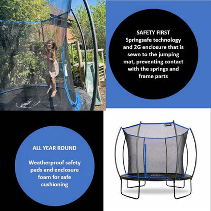 Plum 8ft Deluxe Trampoline PVC with Tent