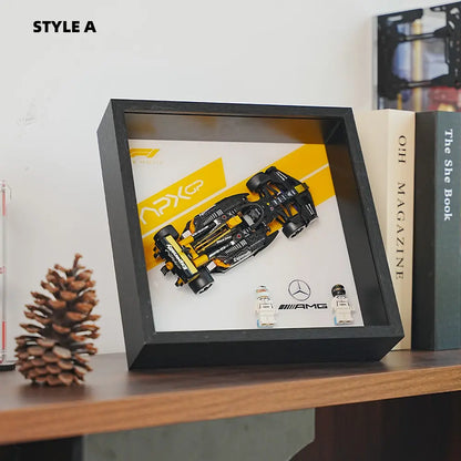 Display Case For LEGO® 77252 APXGP Team Race Car - Style B