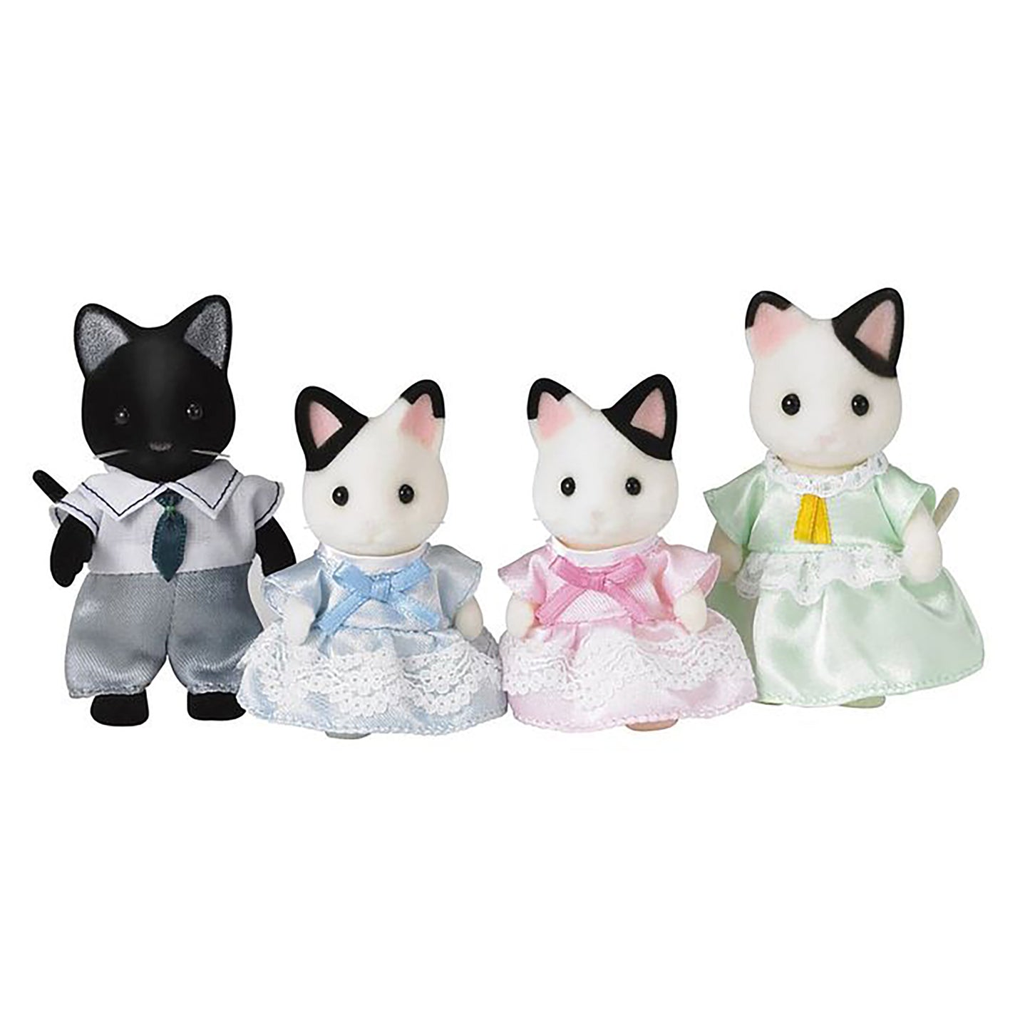Sylvanian Families Tuxedo Cat Family