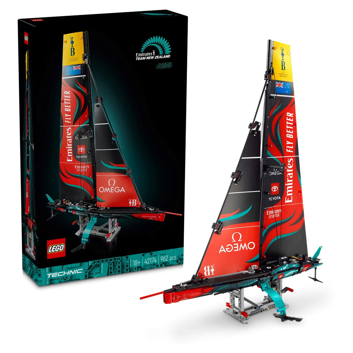 LEGO Technic Emirates Team New Zealand AC75 Yacht 42174