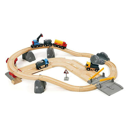 BRIO 33210 Rail and Road Loading Set
