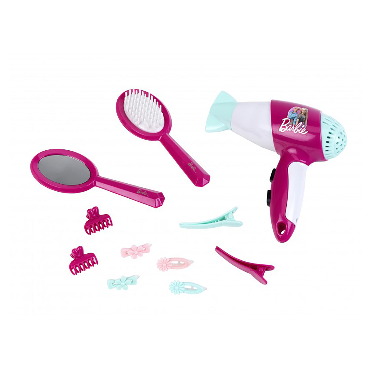 Barbie Hairdressing Set with Toy Hairdryer