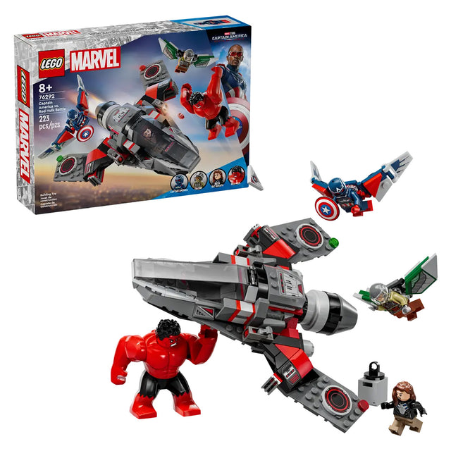 LEGO Marvel Captain America vs. Red Hulk Battle 76292