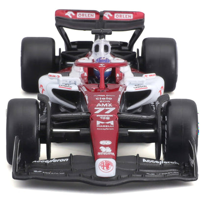 Bburago 1:43 2022 F-1 Alfa Romeo C42 #77 Bottas with Driver