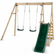 Plum Tamarin Wooden Swing Set Natural