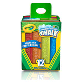 Crayola Washable Sidewalk Chalks Set (Pack of 12)