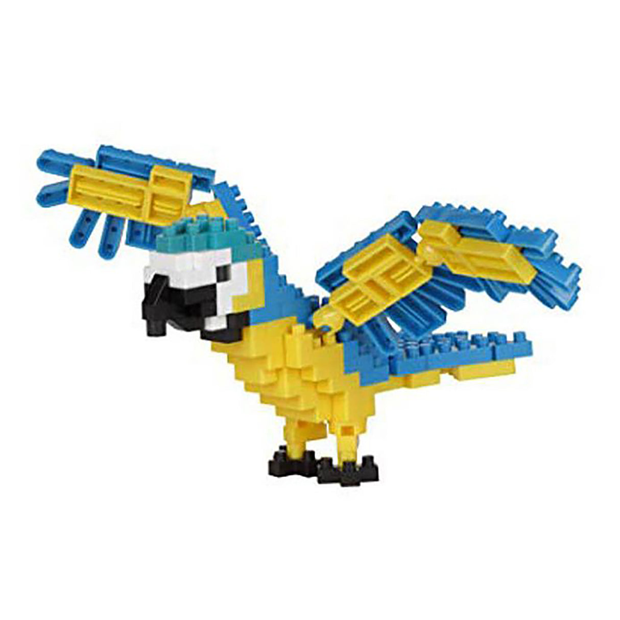 nanoblock Bird Collection Series Blue-And-Yellow Macaw (140 pieces)