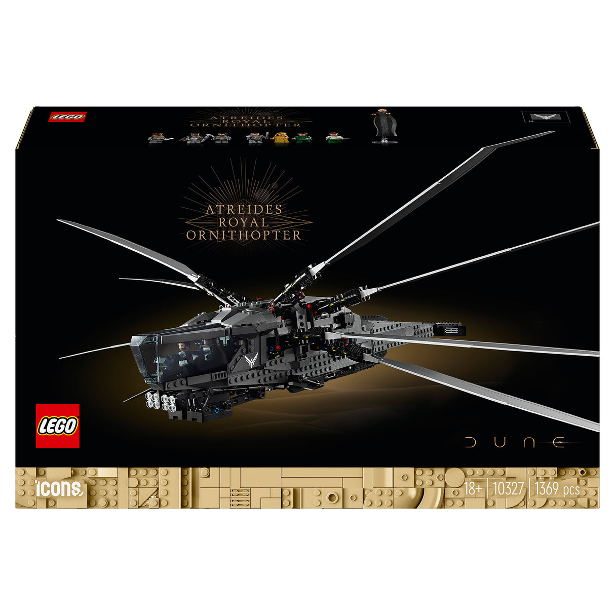 LEGO Icons Dune Atreides Royal Ornithopter 10327