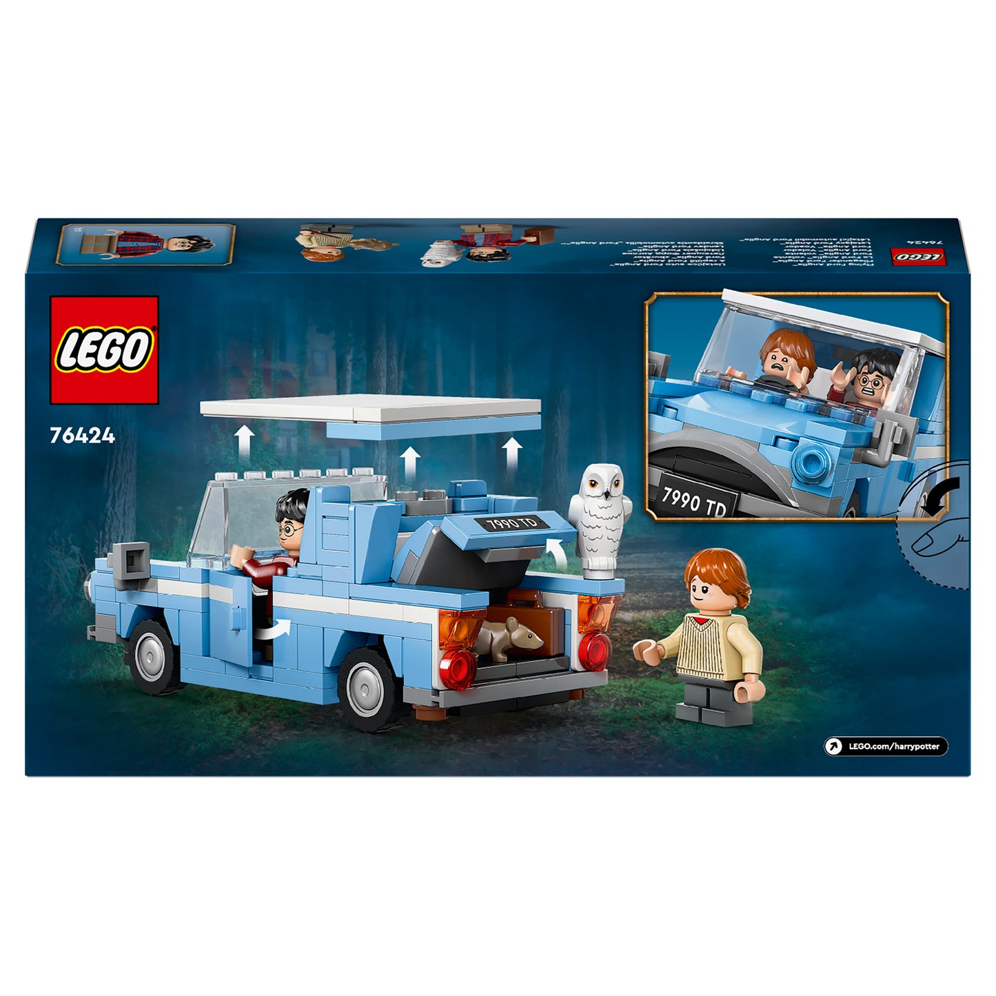LEGO Harry Potter Flying Ford Anglia 76424, (165-Pieces)