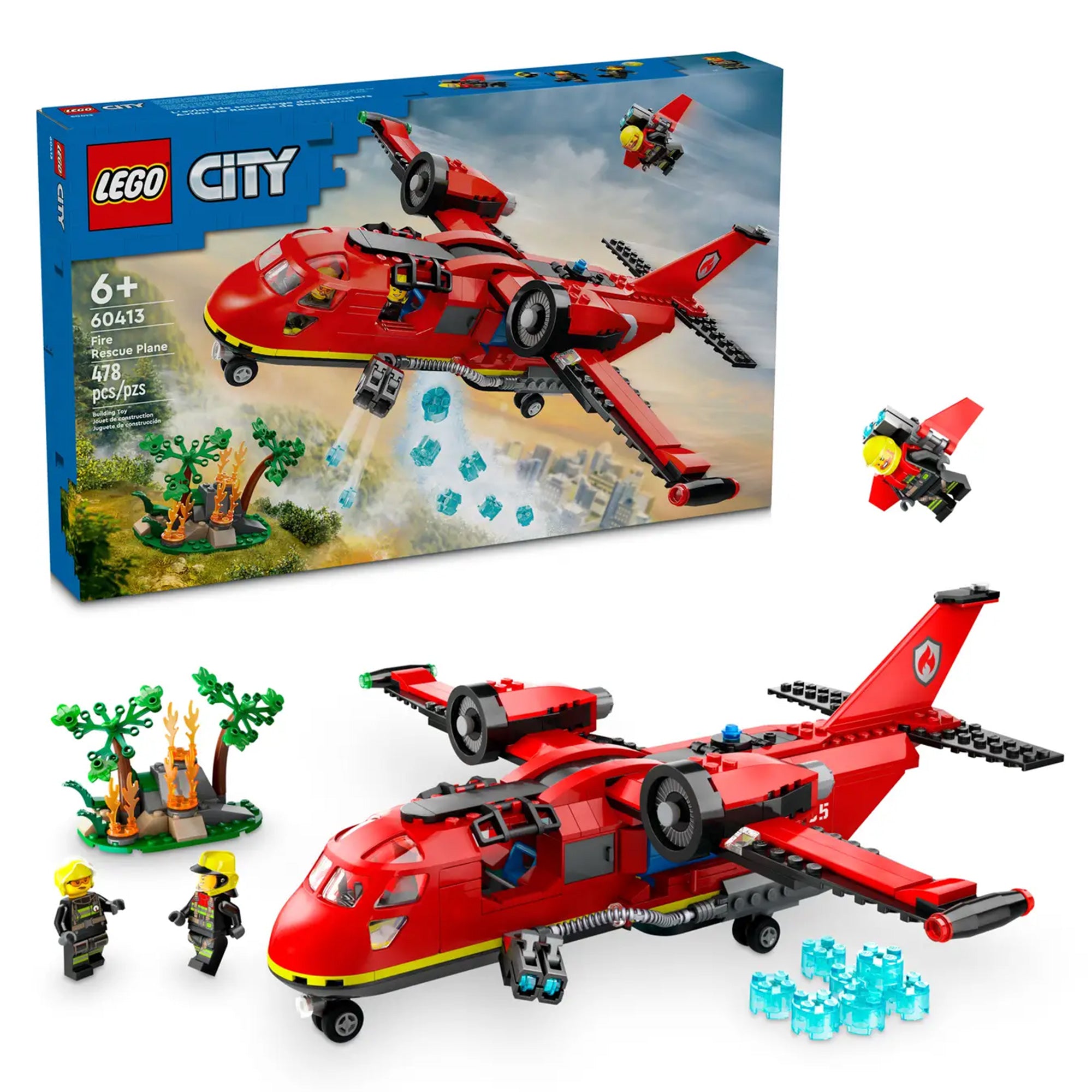 LEGO City Fire Rescue Plane 60413 Toys R Us Australia