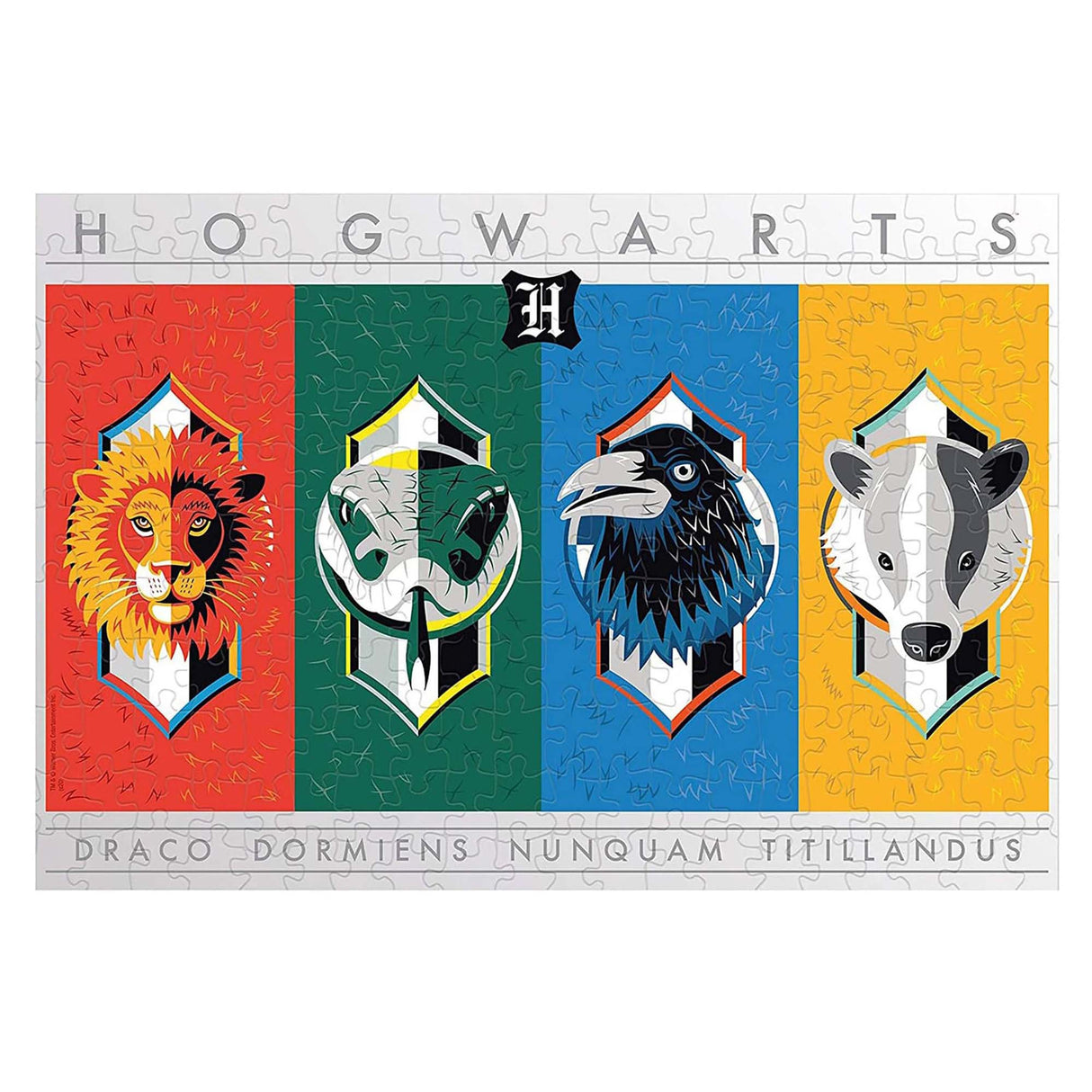 Wizarding World Harry Potter House Crests Jigsaw Puzzle (500 pieces)