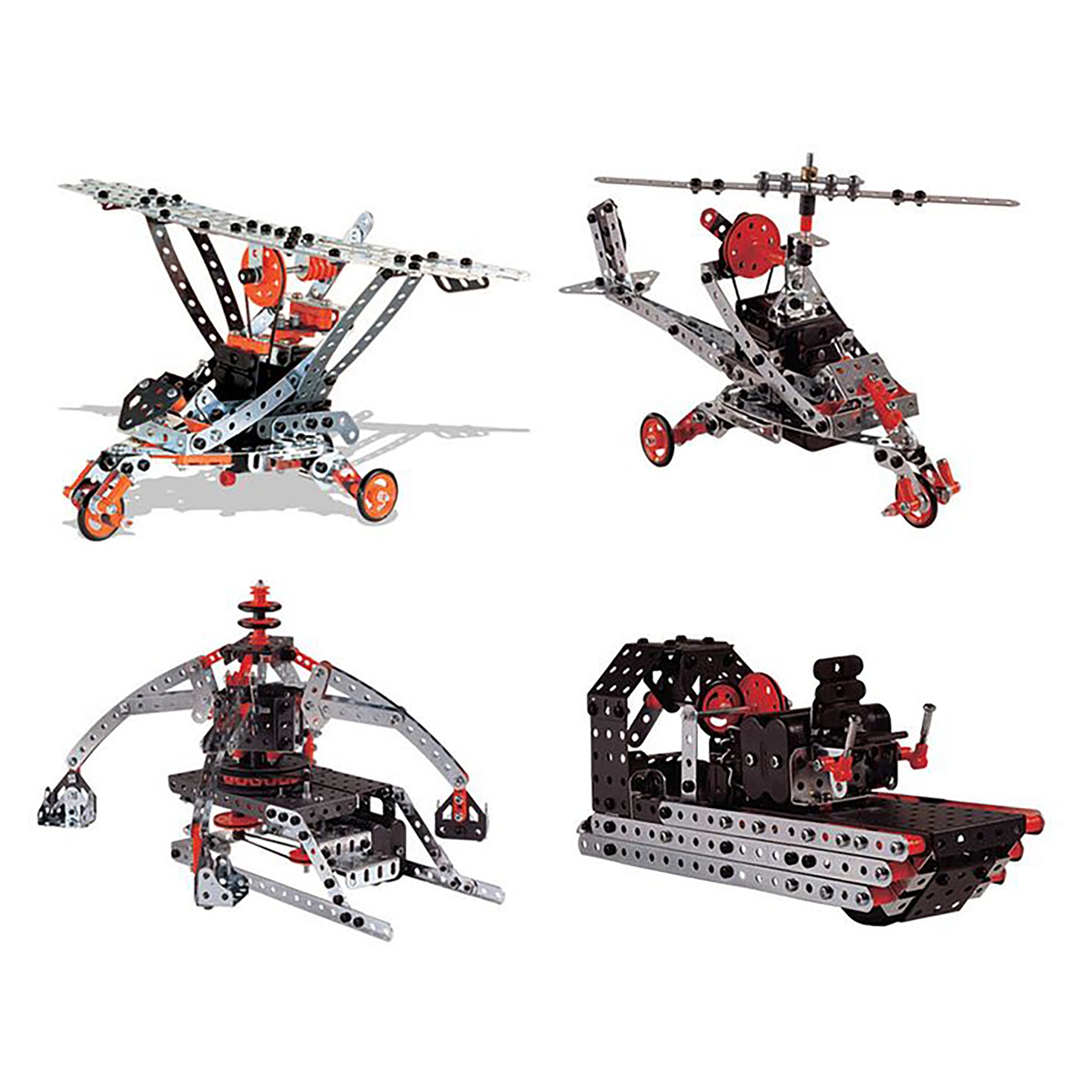 Meccano Junior 16214 25-In-1 Super Construction Set In Case