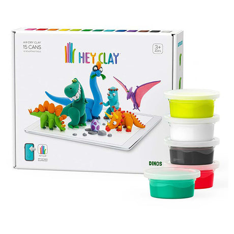 Hey Clay Dinosaurs Air Dry Clay Modelling Set