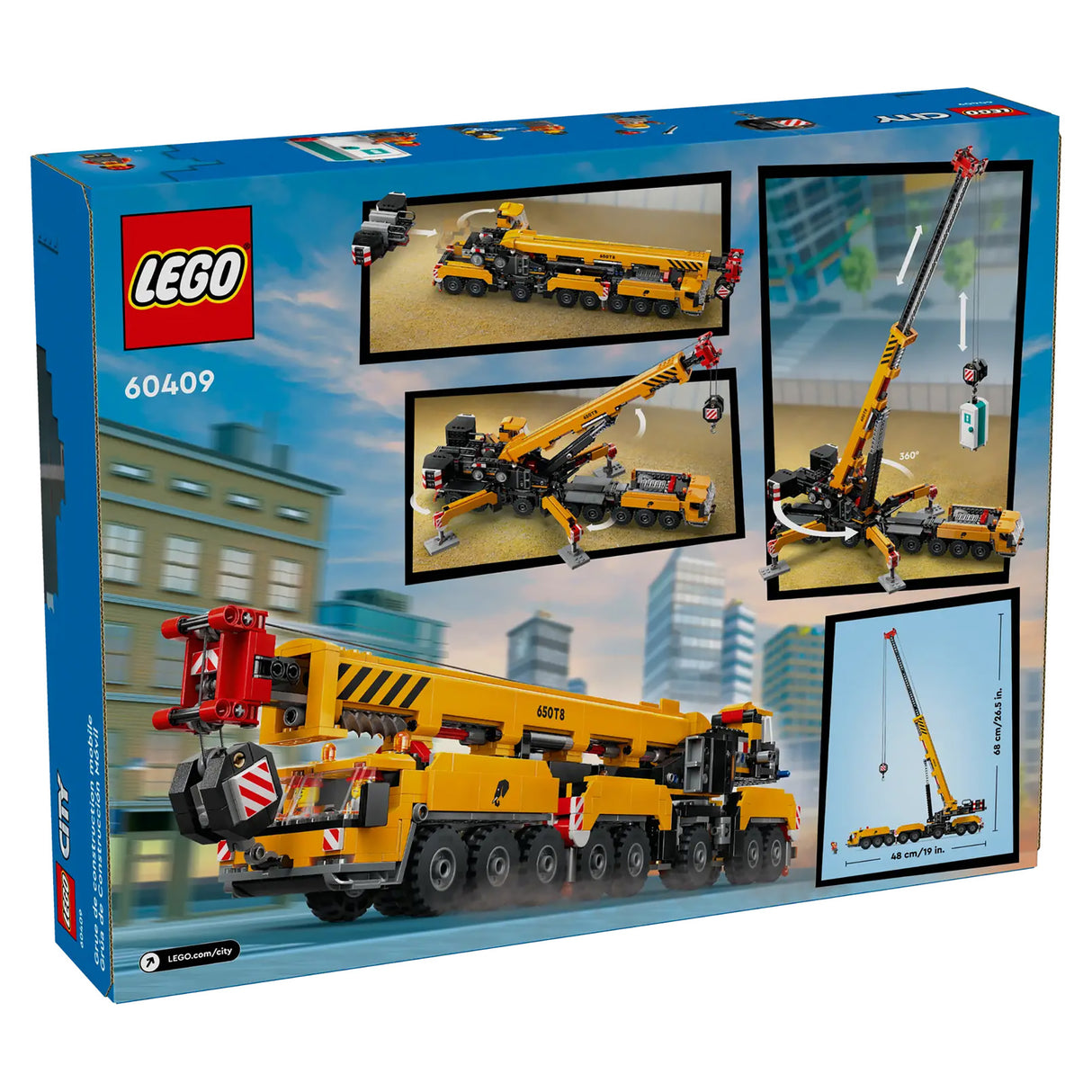 LEGO City Yellow Mobile Construction Crane 60409